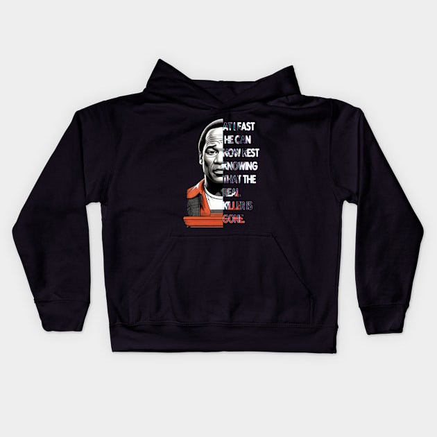 Oj Simpson Kids Hoodie by unn4med